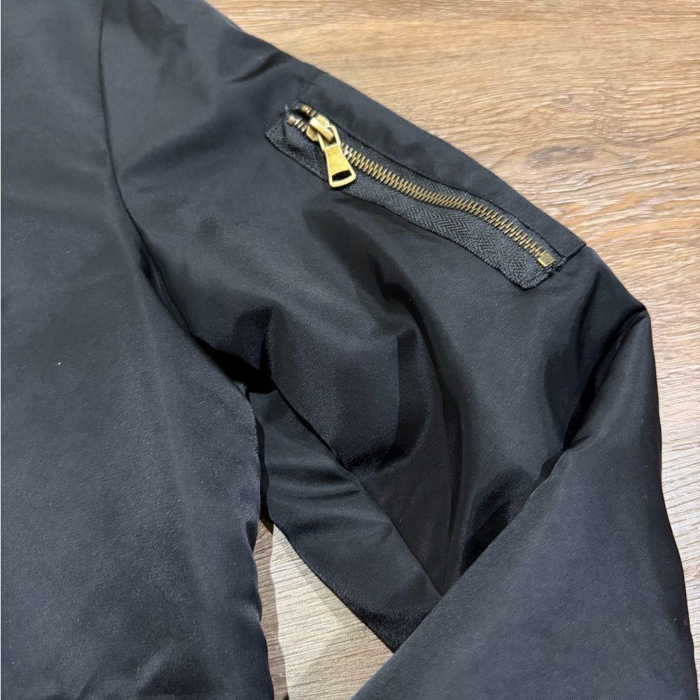 Chartou Black Bomber Jacket with Snake Embroidery - Picture 4 of 9